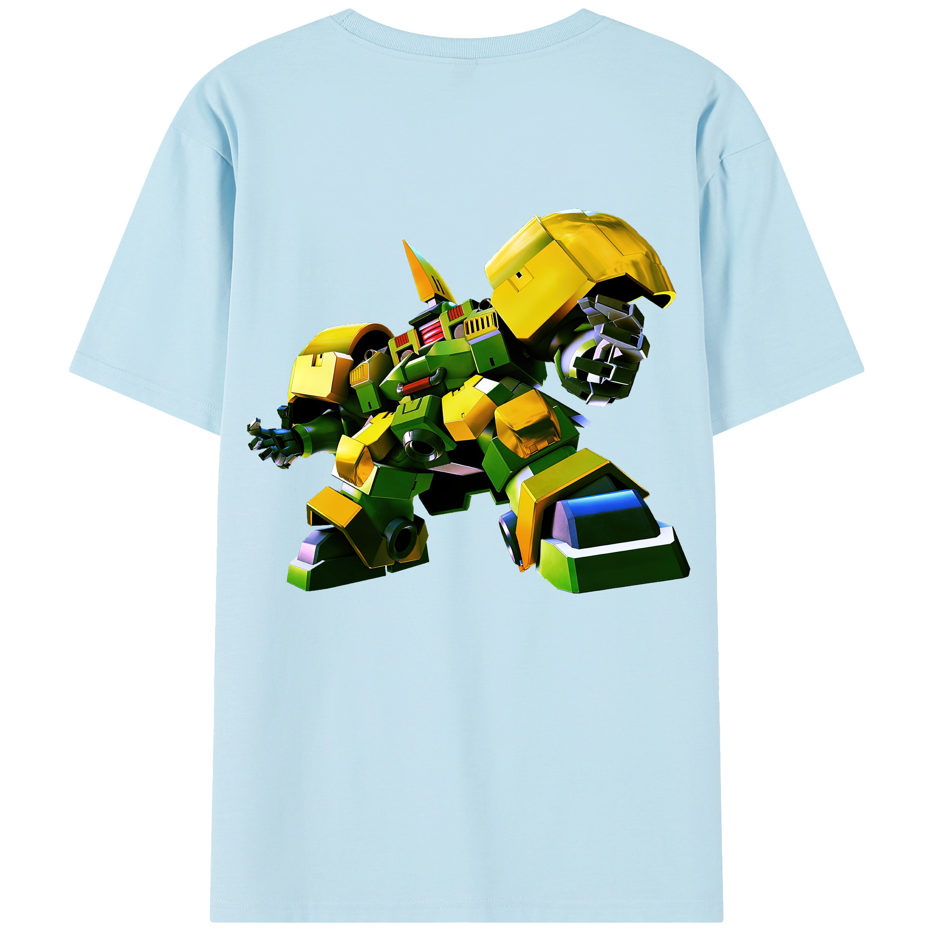 （画像用） 機動戦士ガンダム Mobile Suit Gundam 綿100％半袖Tシャツ（背面プリント）